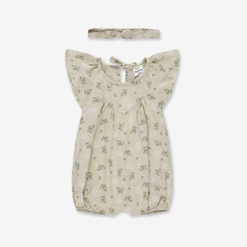 Flared Sleeves Overall & Headband H